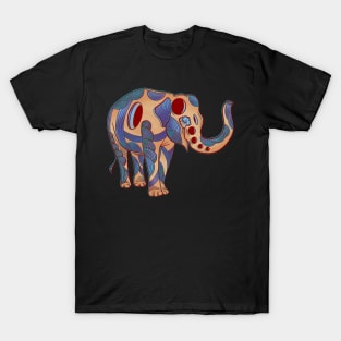 Happy little decorated elephant T-Shirt